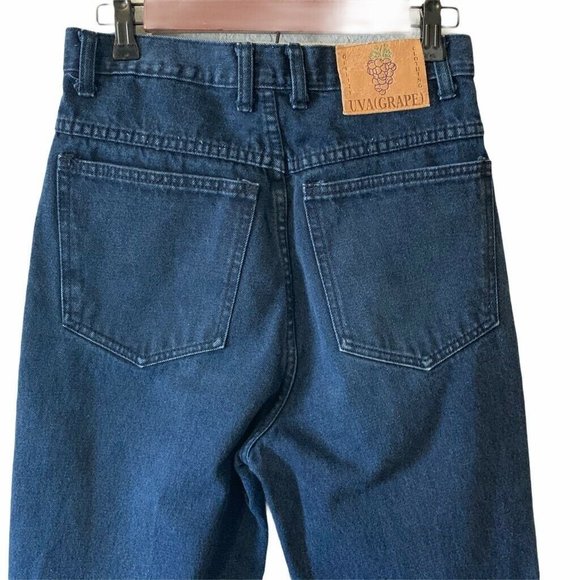 Uva (Grape) Vintage High Rise Jeans Blue Denim - Picture 3 of 8